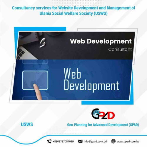 Consultancy services for Website Development and Management of  Ulania Social Welfare Society (USWS)