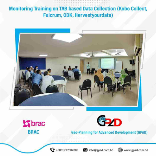 Monitoring Training on TAB based Data Collection (Kobo Collect, Fulcrum, ODK, Hervestyourdata)